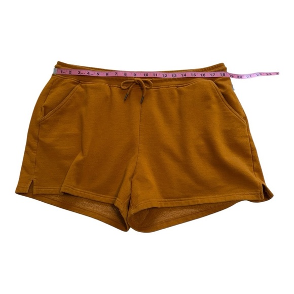 Eddie Bauer Women's Cozy Camp Fleece Shorts | Goldenrod | Size XL - Picture 6 of 10
